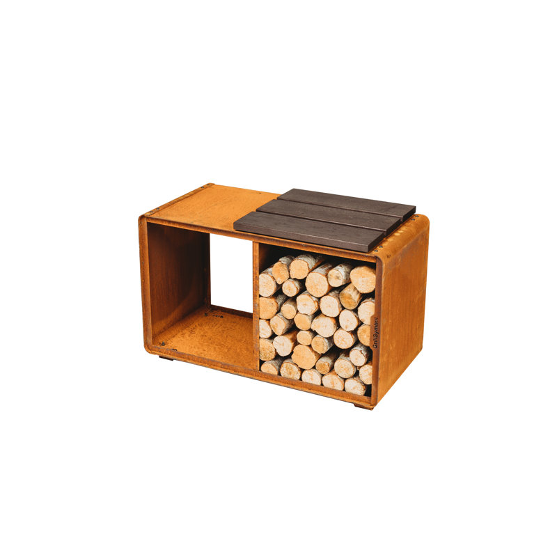 74cm W Metal Log Rack