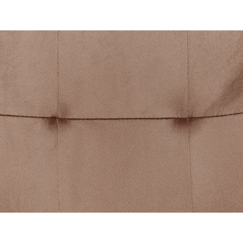Almasi Tufted Velvet Armchair, Brown