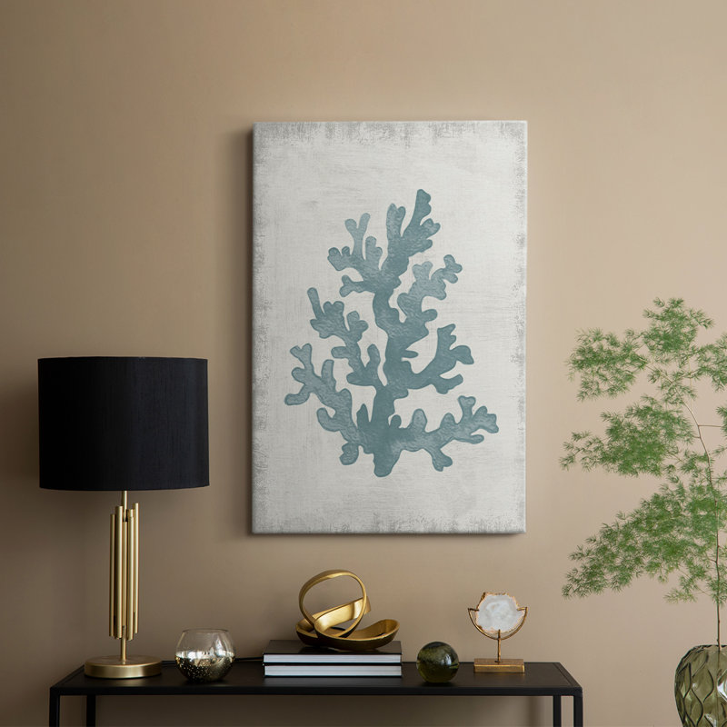 Coral Oasis II -Galerie enveloppée Cavas, H 36 po x l 24 po