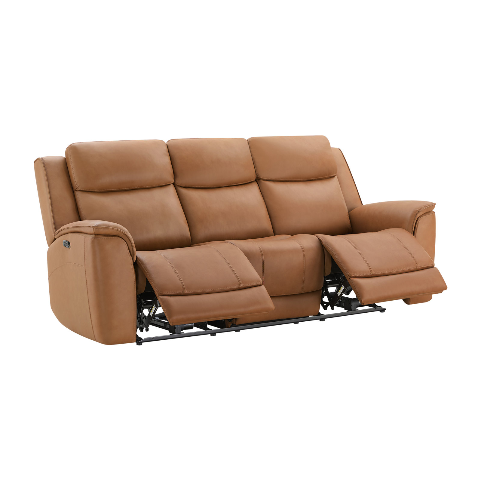 Top Grain Genuine Leather Power Reclining Sofa