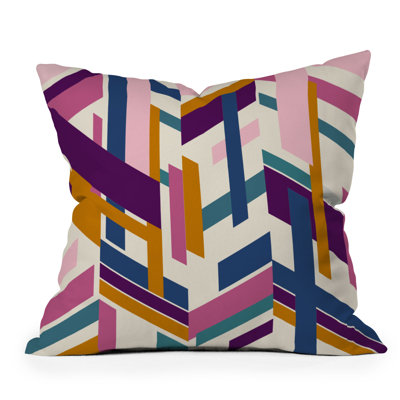 Housse et insert de coussin décoratif en polyester pour l'intérieur et l'extérieur