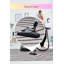 Tapis décoratif blanc rayé noir-882939067