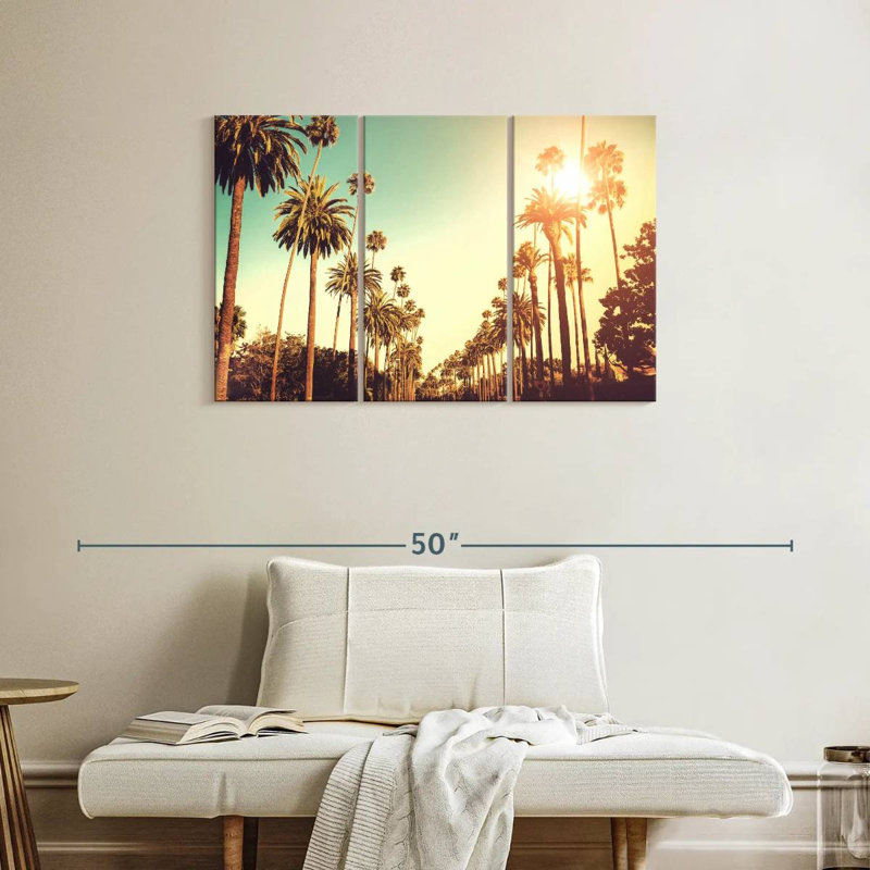 Kavia Sunny Palm Avenue, H 24 po x l 38 po