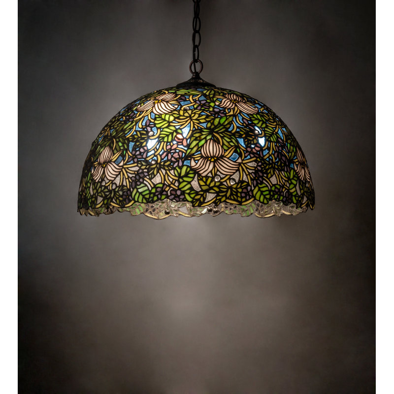 Mylee 3 - Light Pendant, Green/Brown