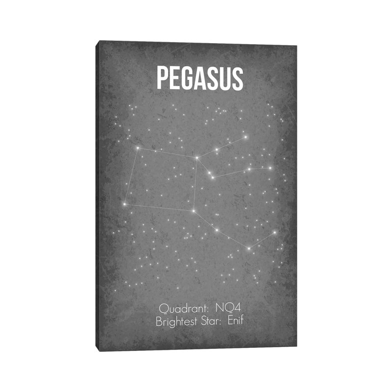 Pegasus - Wrapped Canvas Painting, 66.04 cm H x 45.72 cm W x 1.91 cm D