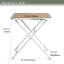 Ensemble de salle à manger 5 pièces intérieur / extérieur, 4 chaises d'appoint avec siège en PP imperméable et pieds robustes en métal, table carrée moderne pliante en PP avec pieds en métal-895616623