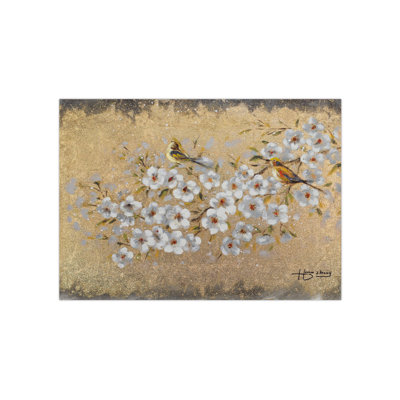 Hand -painted Luminous Summer Acrylic Painting