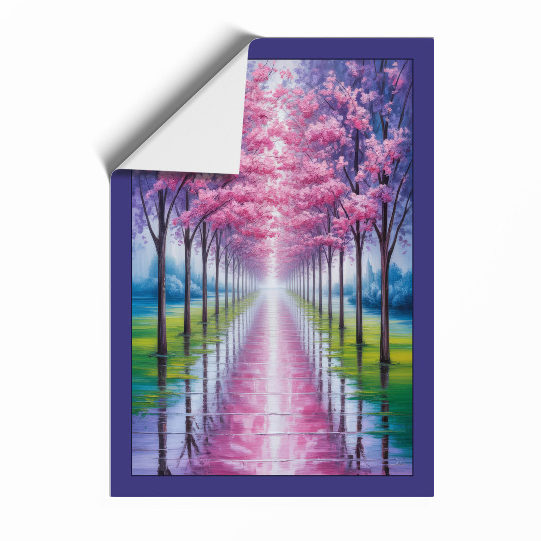Blossoms Under Glass Romantic - Framed Print