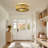 19.3" Boho Caged Ceiling Fan With Lights