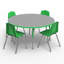 Table d'activité ronde à hauteur réglable Marco MG Series-85748792-85748796