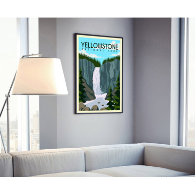 Yellow Stone National Park Wyoming, impression d'affiche de voyage, impression sans cadre, art mural maison et bureau