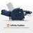 Lay Flat Dual Motor Power Lift Recliner Chair Sofa with Adjustable Headrest, Fabric-1223851367
