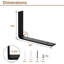 Supports de tablette en fer