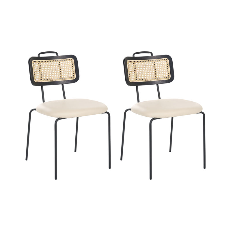 43cm H Upholstered Side Chair, Light Beige