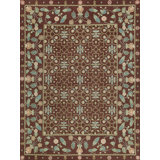 Classic Wool Floral Area Rug