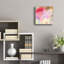 «Pink Whisper» par Sheila Golden, art mural en verre acrylique-925166870