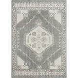 Zahra Hand Knotted Wool Oriental Area Rug in Green
