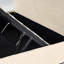 Lit beige King Size rembourré avec coffre hydraulique et système de levage-1719037012-1719037033