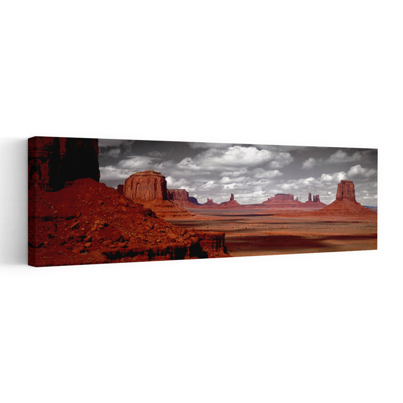 Montagnes, côte ouest, Monument Valley, Arizona, États-Unis, art dramatique abstrait contemporain, art mural