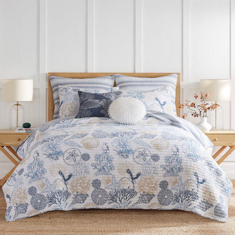 Serena Sea Twin Quilt Set