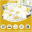 Floral Design Duvet Cover Set Polycotton with Pillowcases - Yarn Bedding-269457990-361755779