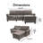Serta Copenhagen Reclining Sectional Sofa with Storage Chaise-22403768-22375759