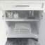 Meuble-lavabo simple en bois massif l 30 po x P 22 po avec plateau en pierre reconstituée, tiroir et lavabo encastré en céramique Jackson (blanc) Jackson-369372084