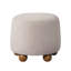 Tabouret avec repose-pieds en bois massif Fyvara-129177389