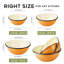 Ensemble de 3 bols en émail Farm Kitchen (1,5 L + 2,5 L + 4 L)-125368732