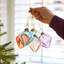 Coloured Recycled Glass Diamond Bauble-110961963