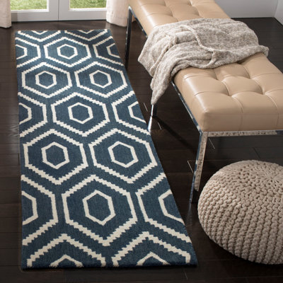 Forsberg Hand Tufted Wool Geometric Rug