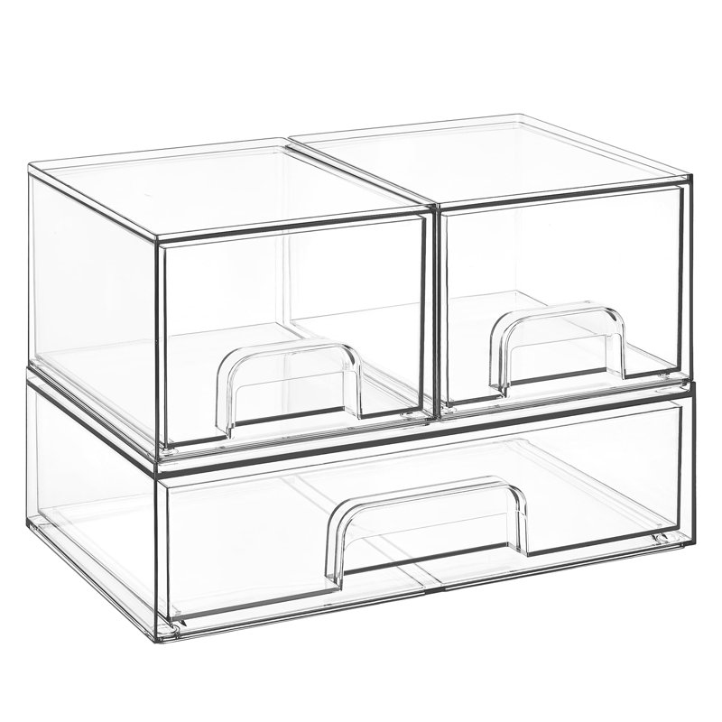 3 Drawer Stackable Drawer