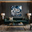 Faune koala gris, art mural sur toile-726846861
