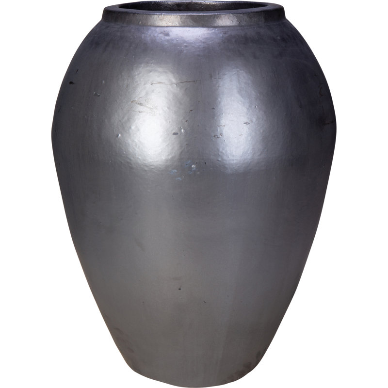 25 in. Gold Urn - Charcoal