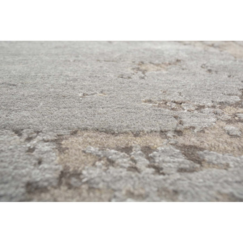 Tapis rectangulaire contemporain noué à la main