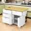 Ensemble d'îlot de cuisine avec rangement Adda-1016860030