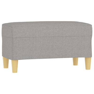 Mykailah Bench Upholstered Ottoman Bench with Padded Seat for Bedroom Fabric