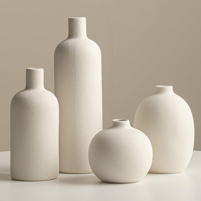 Modern Ceramic Vase 4 Pcs