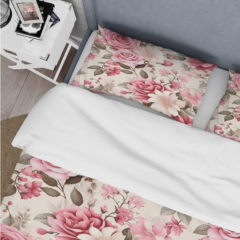 Nashlie Bedding, Housse de couette simple + 1 taie décorative stan
