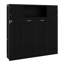 Lit escamotable avec armoires de rangement-704618215