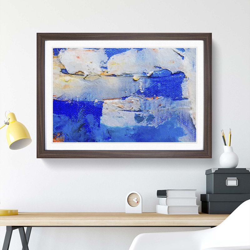 Abstract Vol.18 by S.Johnson - Framed Print, 33cm H x 45cm W x 2cm D, Walnut Framed