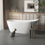 Baignoire autoportante en acrylique 59,05 po x 29,52 po