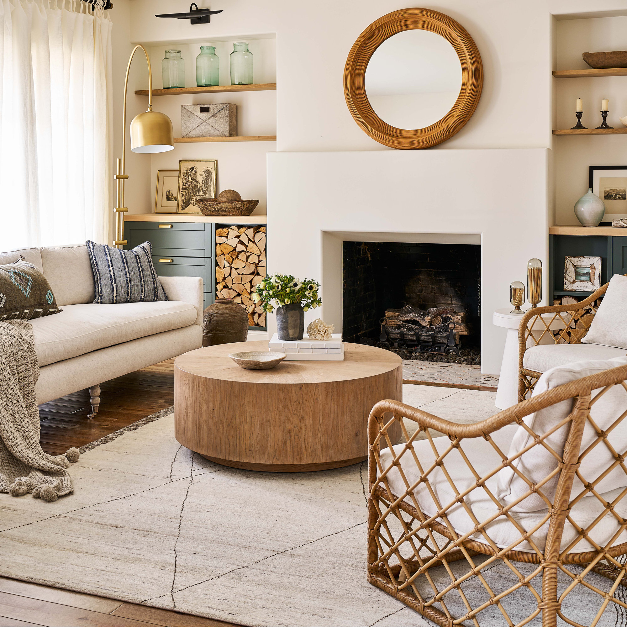 Safa Solid Wood Coffee Table