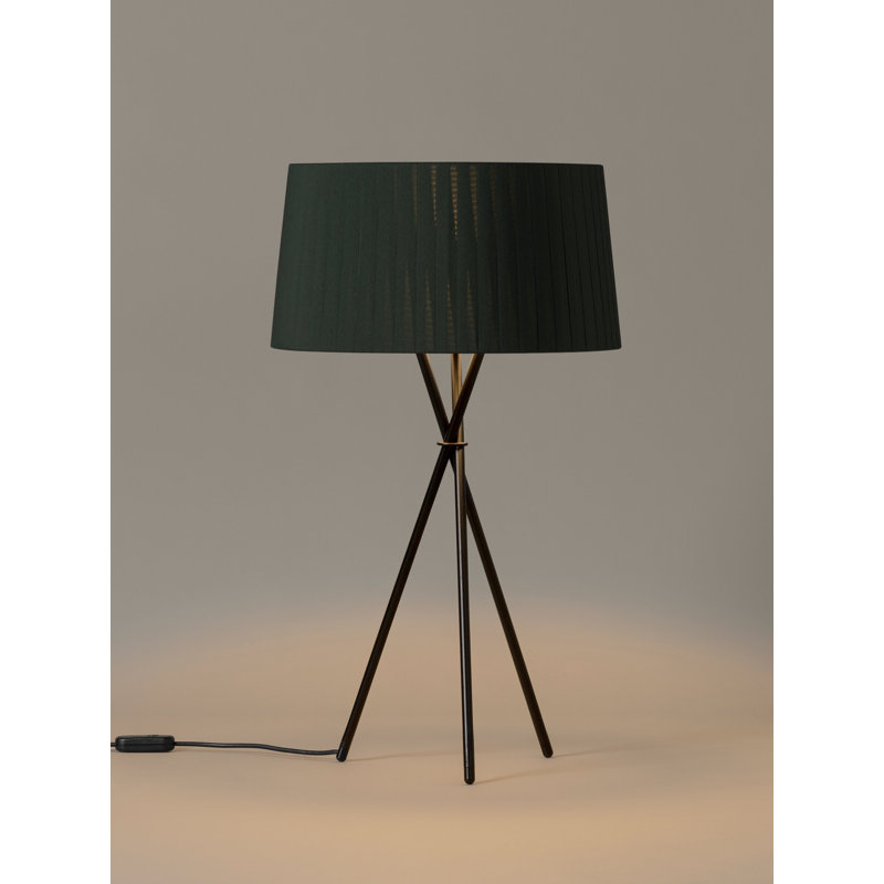 Metal Tripod Lamp, Green