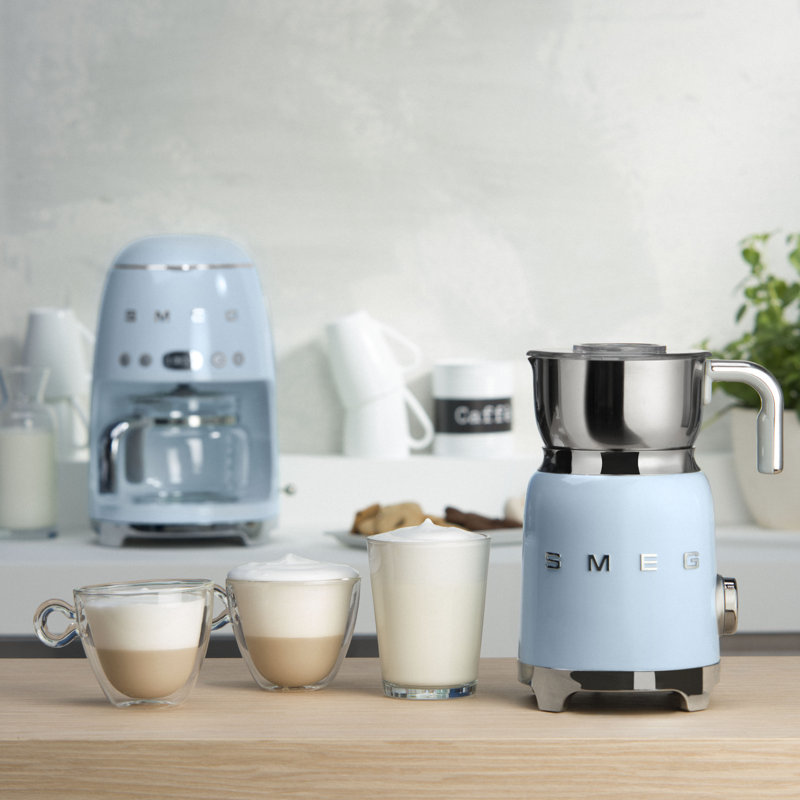 SMEG 50's Retro Style Milk Frother, Pastel Blue