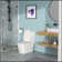 Modern Ceramic One Piece Toilet,Dual Flush With Soft Clsoing Seat