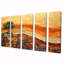 Bryn - art mural fleurs sauvages - décoration murale traditionnelle 5 pièces-341458446