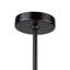 Luminaire suspendu 5 lumières Risto - noir