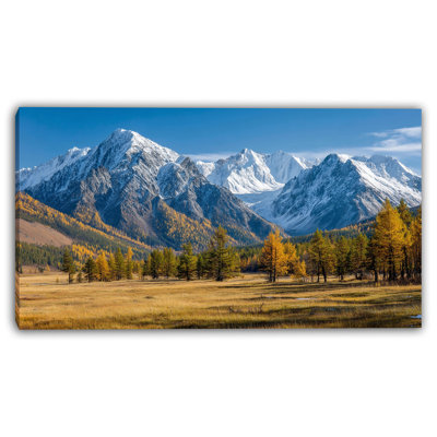 Art mural sur toile Alpine Alpine Ridge