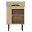 Meuble-lavabo avec porte en céramique 21,6 po-774448109